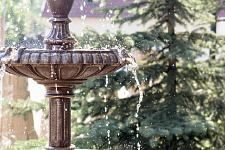 Cast iron fountain in St. Petersburg