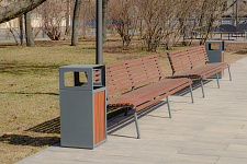 Square on the street Gastello, Saint Petersburg, 2021