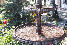 Cast iron fountain in St. Petersburg