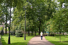 Square on the street. Komsomol. 2014