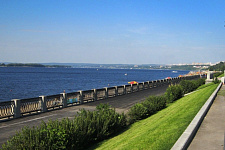 Embankment of the Volga River, in September 2011, Samara