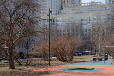 Square on the street Gastello, Saint Petersburg, 2021