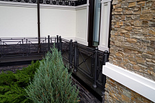 Fencing terrace and stairs to the customer from the Moscow region, 2019