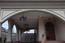 Landscaping in a private home in Almaty, Kazakhstan
