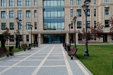 Gazprom School on Krestovsky Island in St. Petersburg