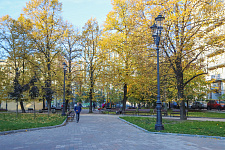 Smolenskyi skver, Saint-Petersburg. 2021