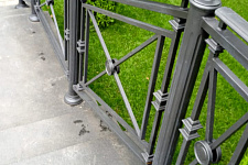 Fencing terrace and stairs to the customer from the Moscow region, 2019