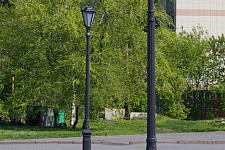 The territory near the monument to Nikolai Petrovich Ryazanov, Krasnoyarsk