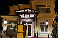 Individual canopy with illumination Saint Petersburg. 2020