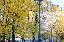 Smolenskyi skver, Saint-Petersburg. 2021