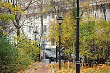 Bunin's Square in Moscow, 2016