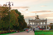 Lights at the Exhibition Center, Moscow. 2015