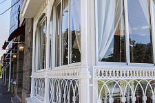 Summer terrace on Vasilevsky Island, in May 2013, St. Petersburg