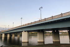 Lighting bridges Astana