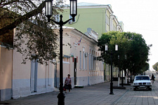 Sovetskaya street (pedestrian zone), in August 2009, Orenburg