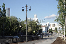Cast-iron lanterns in Yekaterinburg