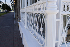 Summer terrace on Vasilevsky Island, in May 2013, St. Petersburg