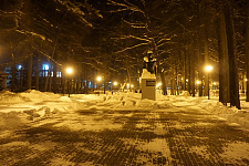 The lighting of the monument, Sergiev Posad, 2018