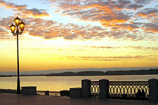 Embankment of the Volga River, in September 2011, Samara