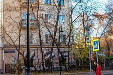 street lighting Tverskaya and Bolshaya Bronnaya, Moscow, 2018