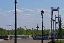 The territory near the monument to Nikolai Petrovich Ryazanov, Krasnoyarsk