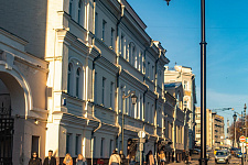 street lighting Tverskaya and Bolshaya Bronnaya, Moscow, 2018