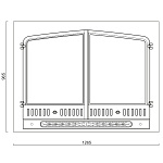 Fireplace door Km.01
