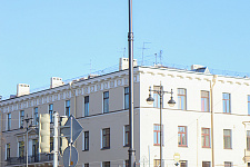 Truda square, Saint-Petersburg. 2021
