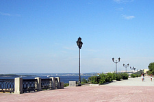 Embankment of the Volga River, in September 2011, Samara
