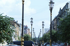 Zakharievskaya street, in August 2012, St. Petersburg