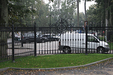 The territory of the hotel complex, in August 2011, the Kaliningrad region