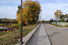 Lighting waterfront in Vladimir, 2020