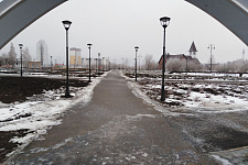 Italian Square in Togliatti. 2020
