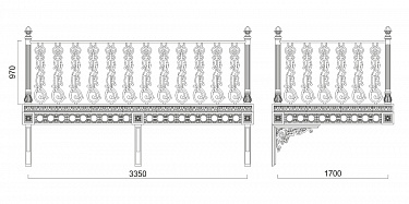 Balcony railing B.16