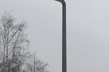 Square at the Bestuzhev Str. in St. Petersburg. 2021