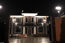 Lighting of a private house in the Moscow region