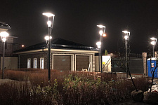 Lighting of a private house in the Moscow region