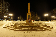 The lighting of the monument, Sergiev Posad, 2018