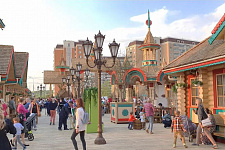 Patinated lights in Moscow, 2020