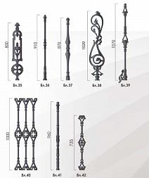 Balusters Bl.35 - Bl.42