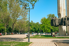 Lanterns, Bishkek, Kyrgyzstan, Government House Square, 2023