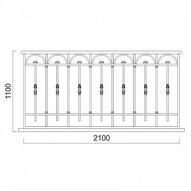 Balcony railing B.09