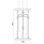 Fireplace set Model 4
