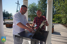 Memorial to the participants of the Great Patriotic War in the village of Krasnozatonsky, Syktyvkar, 2025