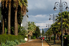 Lighting Navaginsky street, Sochi