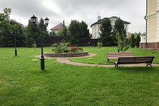 Private area in the Moscow region. 2019