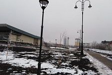 Italian Square in Togliatti. 2020