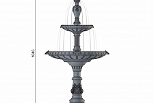 Cast iron fountain in St. Petersburg