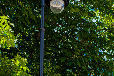 Historical lantern and-2 in Moscow, 2018