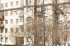 Square on the street Gastello, Saint Petersburg, 2021